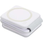 Armus 3-in-1 15W recycled plastic foldable wireless charger - Image 6