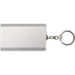Arcturus 2000 mAh recycled aluminium power bank with keychain - Image 4