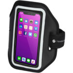 Haile reflective smartphone bracelet with transparent cover - Image 2