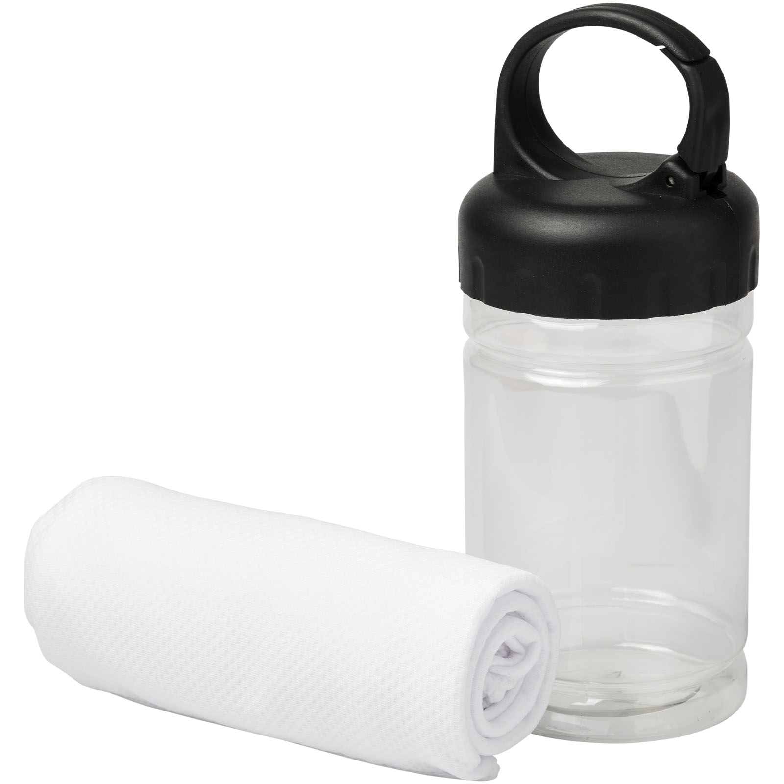 12617002 Remy cooling towel in PET container - Image 1