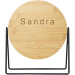 Hyrra bamboo standing mirror - Image 3