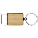 Snapper bamboo keychain with bottle opener - Image 3