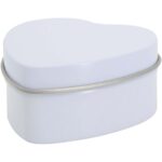 Blissful heart-shaped tin candle with vanilla aroma - Image 4