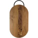 Julienne acacia wood chopping board with handle - Image 2