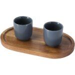 Edge acacia wood serving tray - Image 5