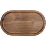 Edge acacia wood serving tray - Image 3