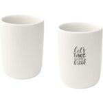 Male 350 ml ceramic cups with matt finish - set of 2 - Image 2