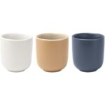 Male 90 ml ceramic espresso cups with matt finish - set of 2 - Image 4