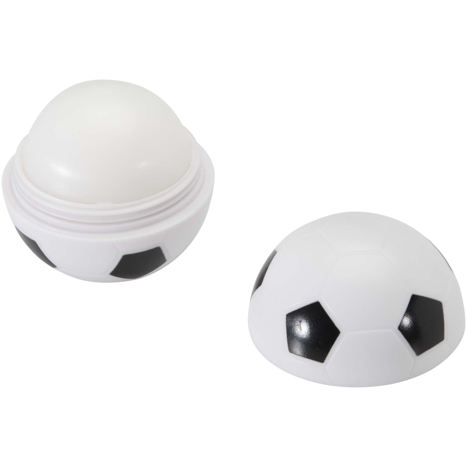 12641390 Zuri football-shaped vanilla lip balm with SPF 15 - Image 1