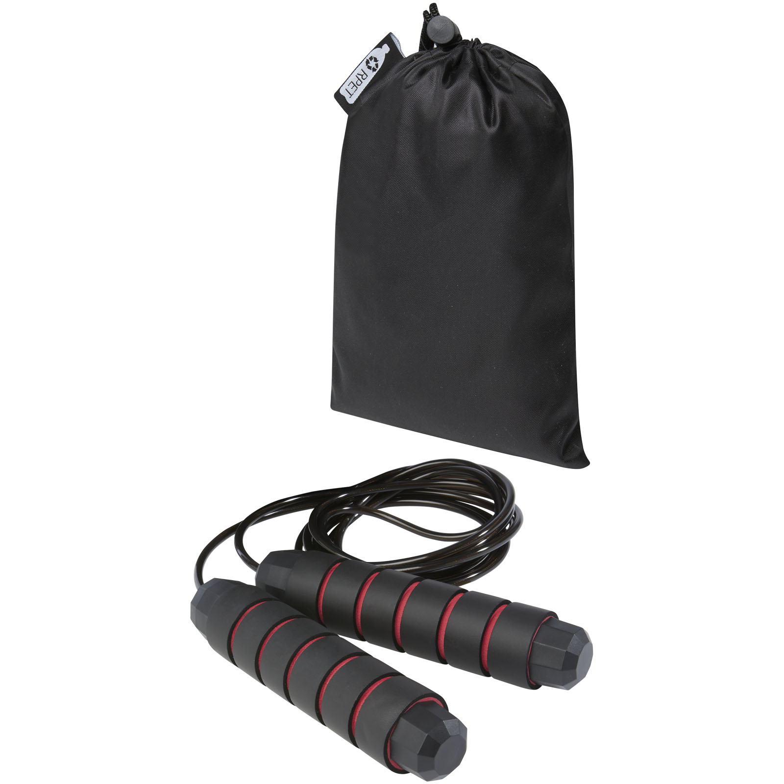 12702121 Austin soft skipping rope in recycled PET pouch - Image 1