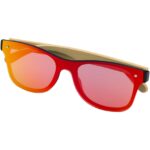 Tan sunglasses with bamboo temples - Image 4