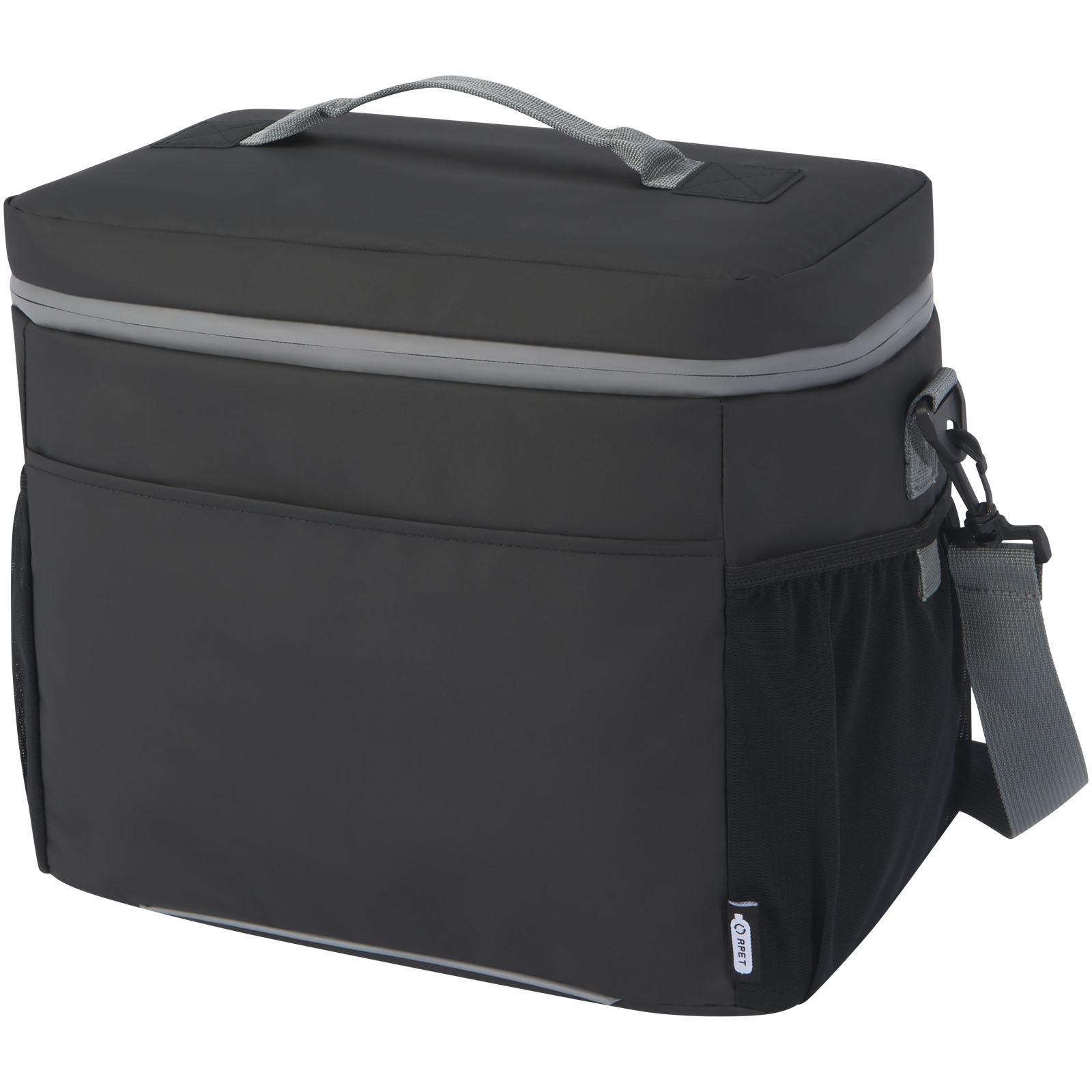 13004590 Aqua 20-can GRS recycled water resistant cooler bag 22L - Image 1