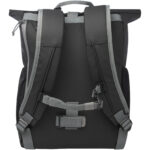 Aqua 15" GRS recycled water resistant roll-top bike bag 20L - Image 4