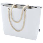 Panama GRS recycled beach cooler tote bag with cord handles 23L - Image 5