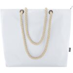 Panama GRS recycled beach cooler tote bag with cord handles 23L - Image 3