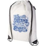 Evergreen GRS recycled non-woven drawstring bag 5L - Image 2