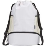 Nomad GRS recycled sports drawstring bag with bottom compartment 18L - Image 3