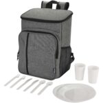 Tundra GRS recycled picnic cooler backpack with cutlery set 20L - Image 5