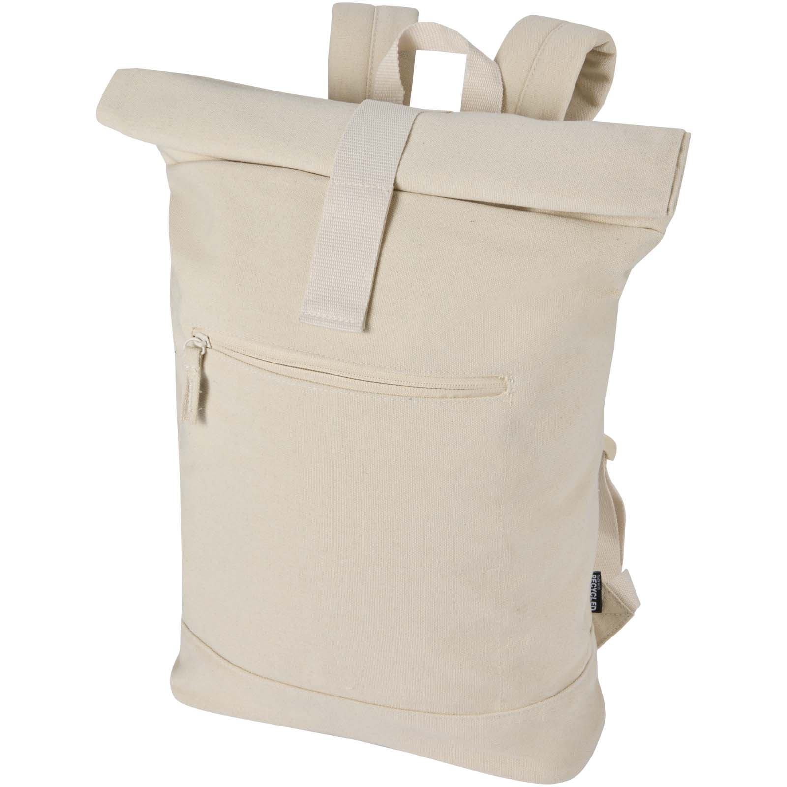 13012306 Recanvas 14” GRS recycled rolltop backpack 16L - Image 1