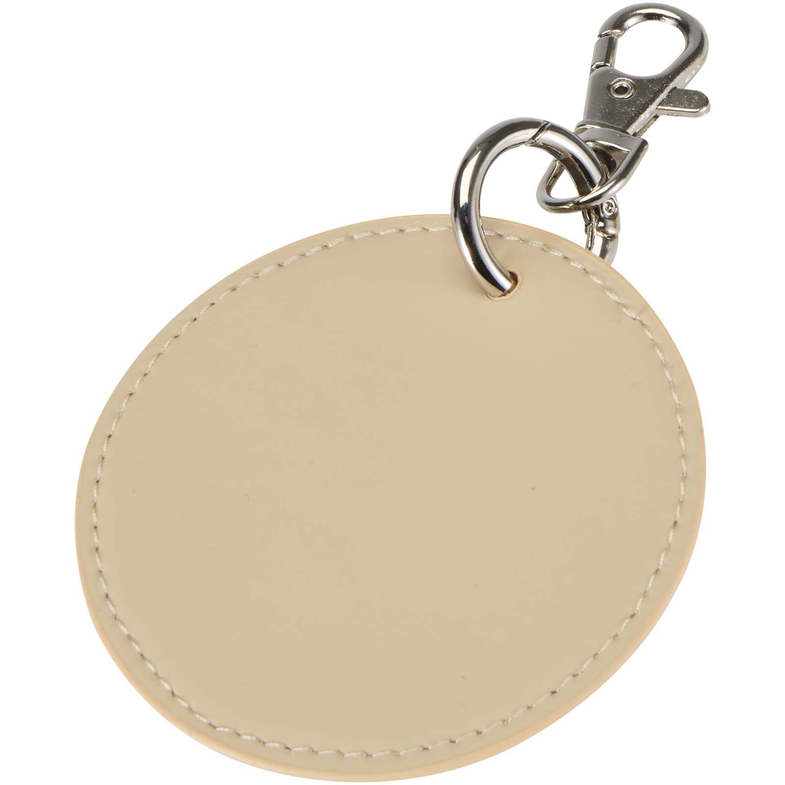 13014007 Resi Plus GRS recycled round charm keychain - Image 1