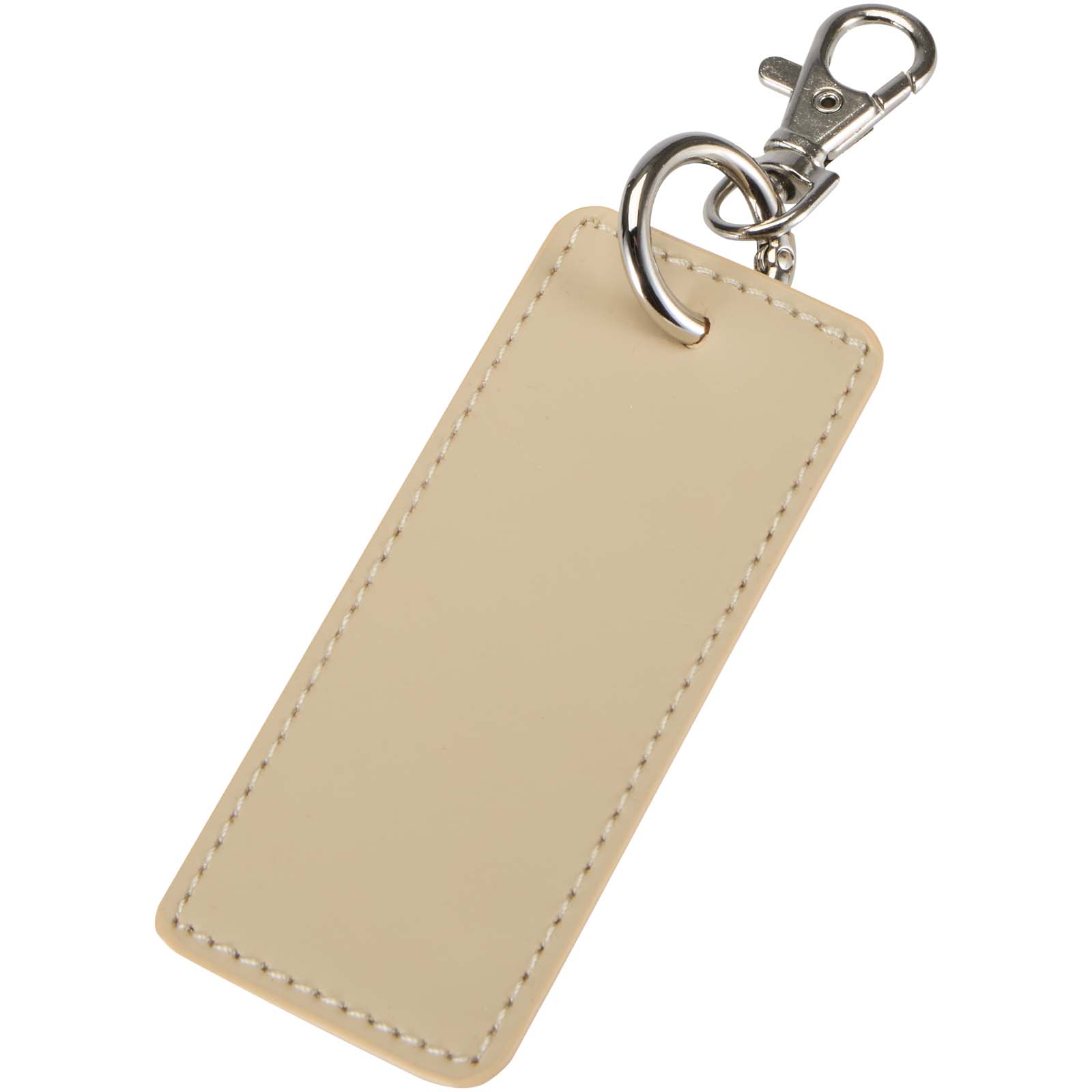 13014107 Resi Plus GRS recycled rectangle charm keychain - Image 1