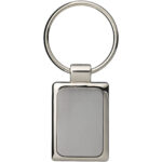 Sergio rectangular metal keychain - Image 4