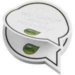 Sticky-Mate® speech bubble-shaped recycled sticky notes - Image 3