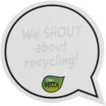 Sticky-Mate® speech bubble-shaped recycled sticky notes - Image 5