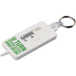 Kym recycled tyre tread check keychain - Image 2