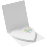 Sticky-Mate® soft cover heart-shaped sticky notes - Image 3