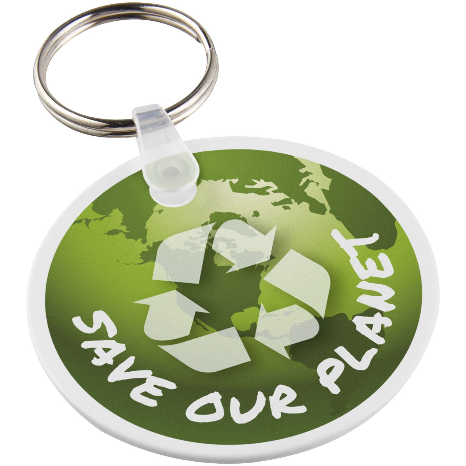 21047501 Tait circle-shaped recycled keychain - Image 1