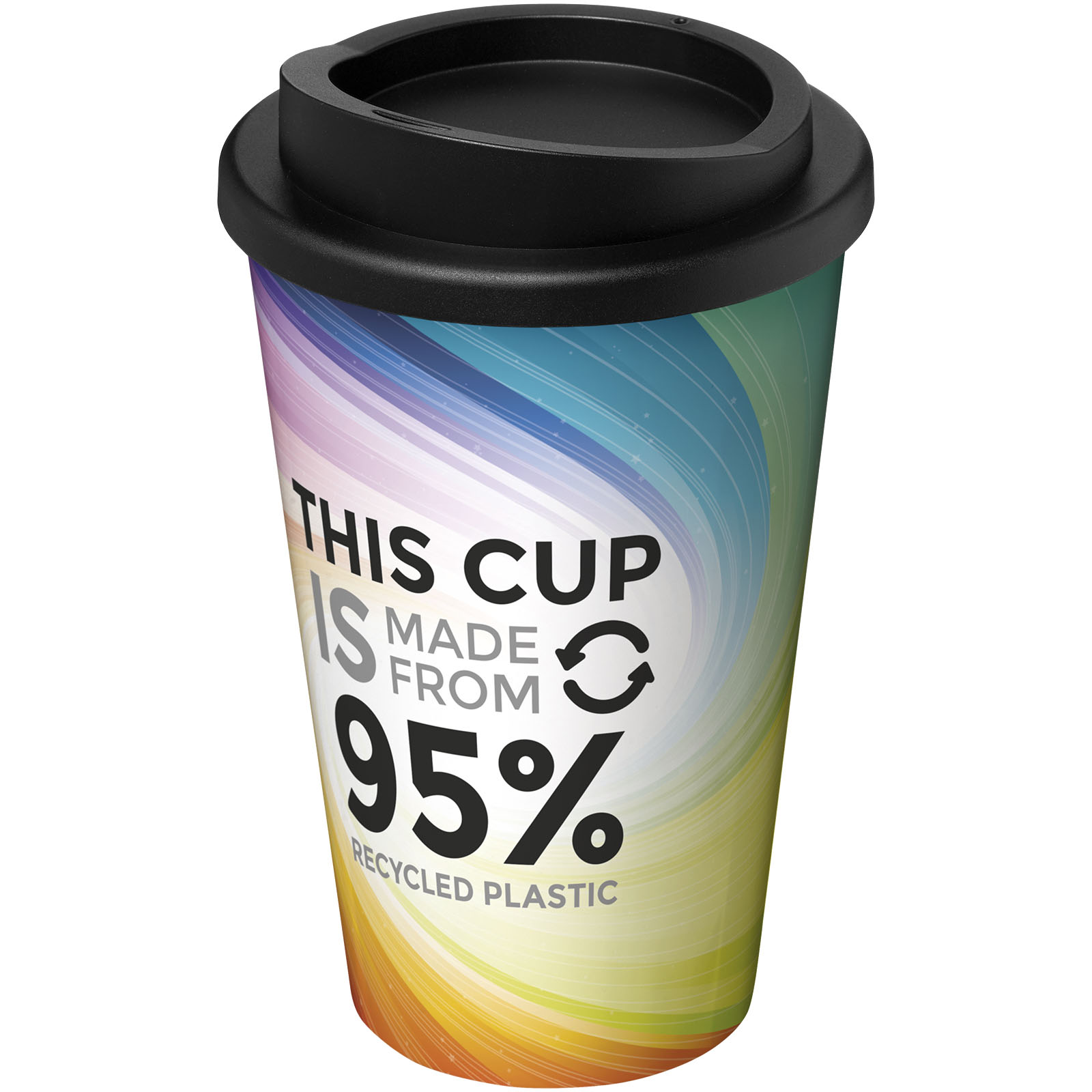 21049001 Brite-Americano® Recycled 350 ml insulated tumbler - Image 1