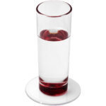 Renzo round plastic coaster - Image 3
