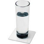 Renzo square plastic coaster - Image 3