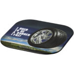 Brite-Mat® square coaster with tyre material - Image 3