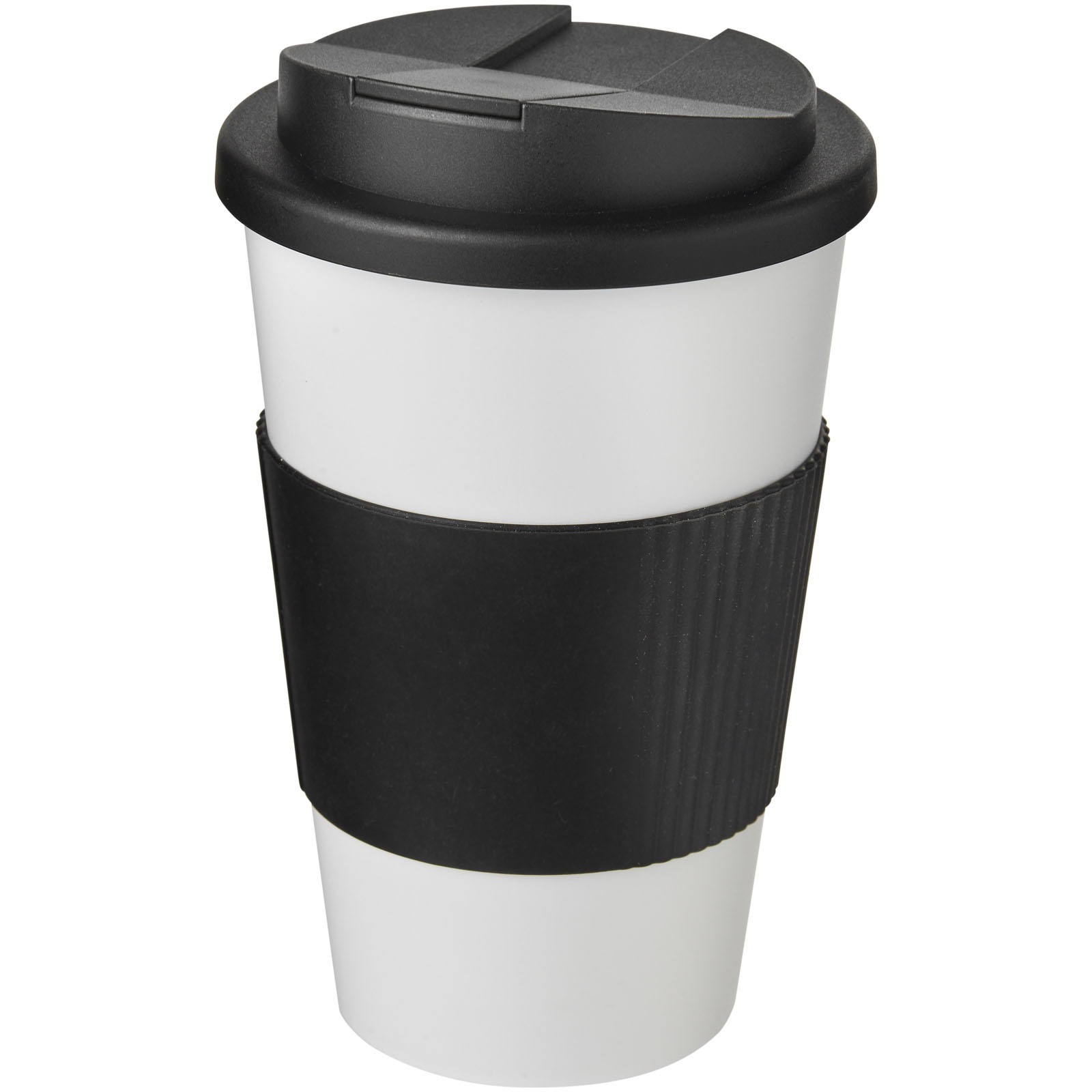 21069600 Americano® 350 ml tumbler with grip & spill-proof lid - Image 1