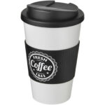 Americano® 350 ml tumbler with grip & spill-proof lid - Image 2