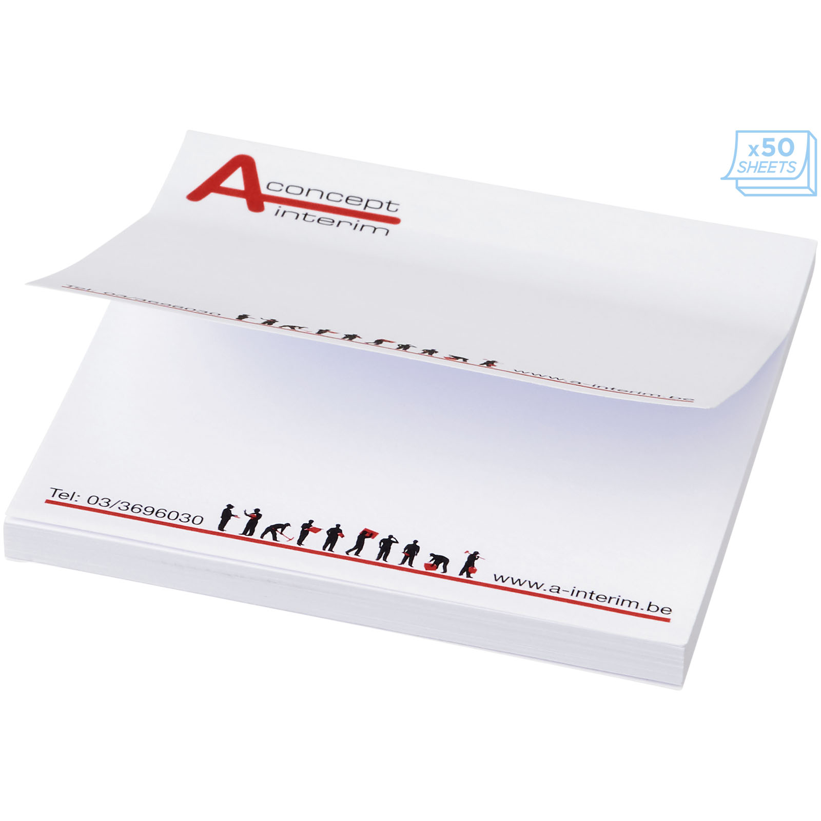 2109300 Sticky-Mate® sticky notes 75x75mm - Image 1