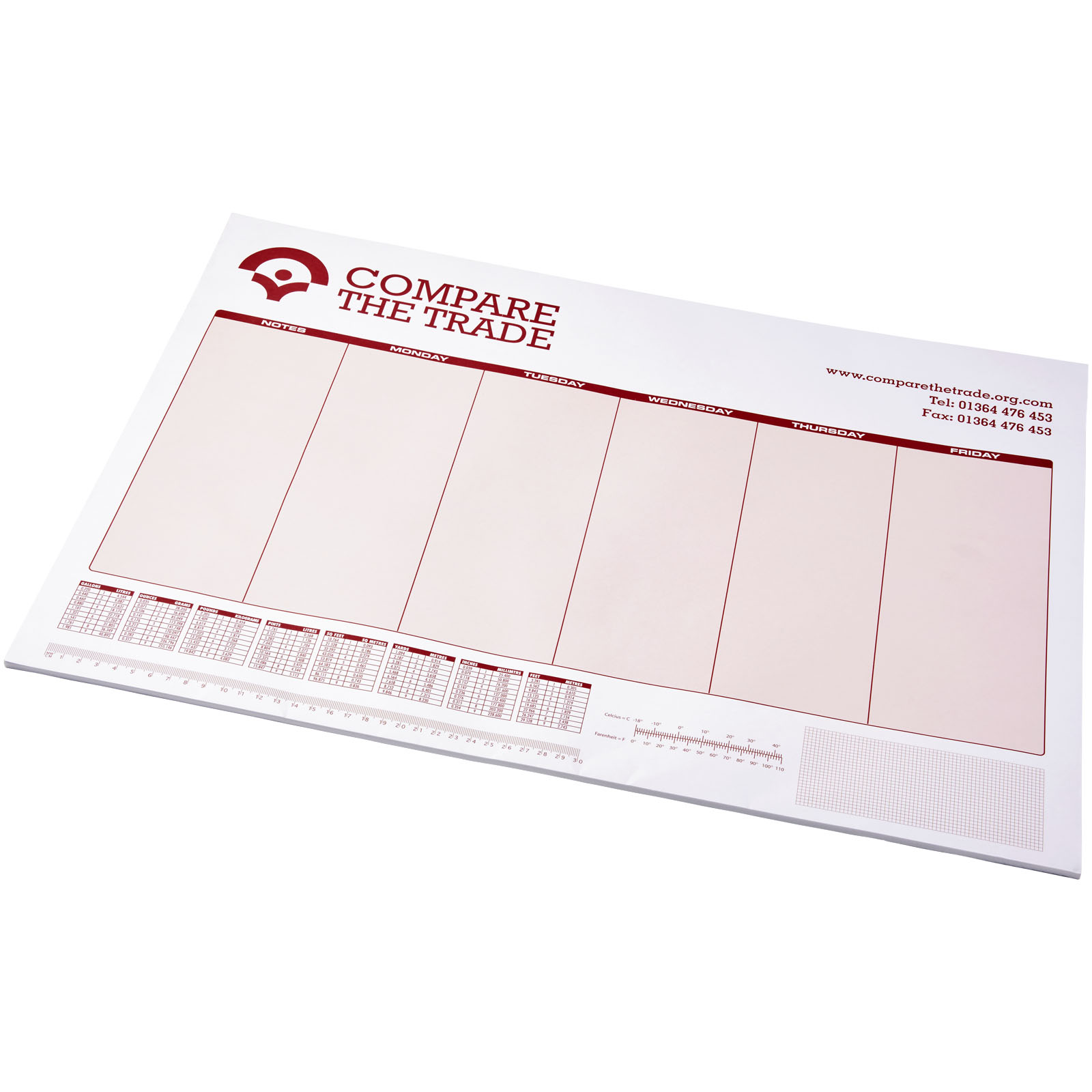 2120100 Desk-Mate® A3 notepad - Image 1