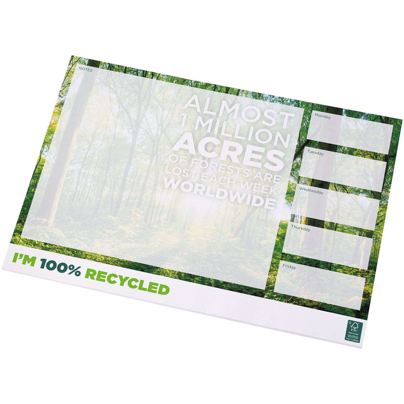 2127901 Desk-Mate® A3 recycled notepad - Image 1