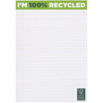 Desk-Mate® A5 recycled notepad - Image 2