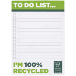 Desk-Mate® A6 recycled notepad - Image 2