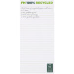 Desk-Mate® 1/3 A4 recycled notepad - Image 2
