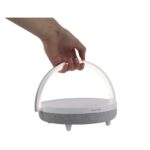Prixton 4-in-1 10W Bluetooth® speaker with LED light and wireless charging base - Image 5