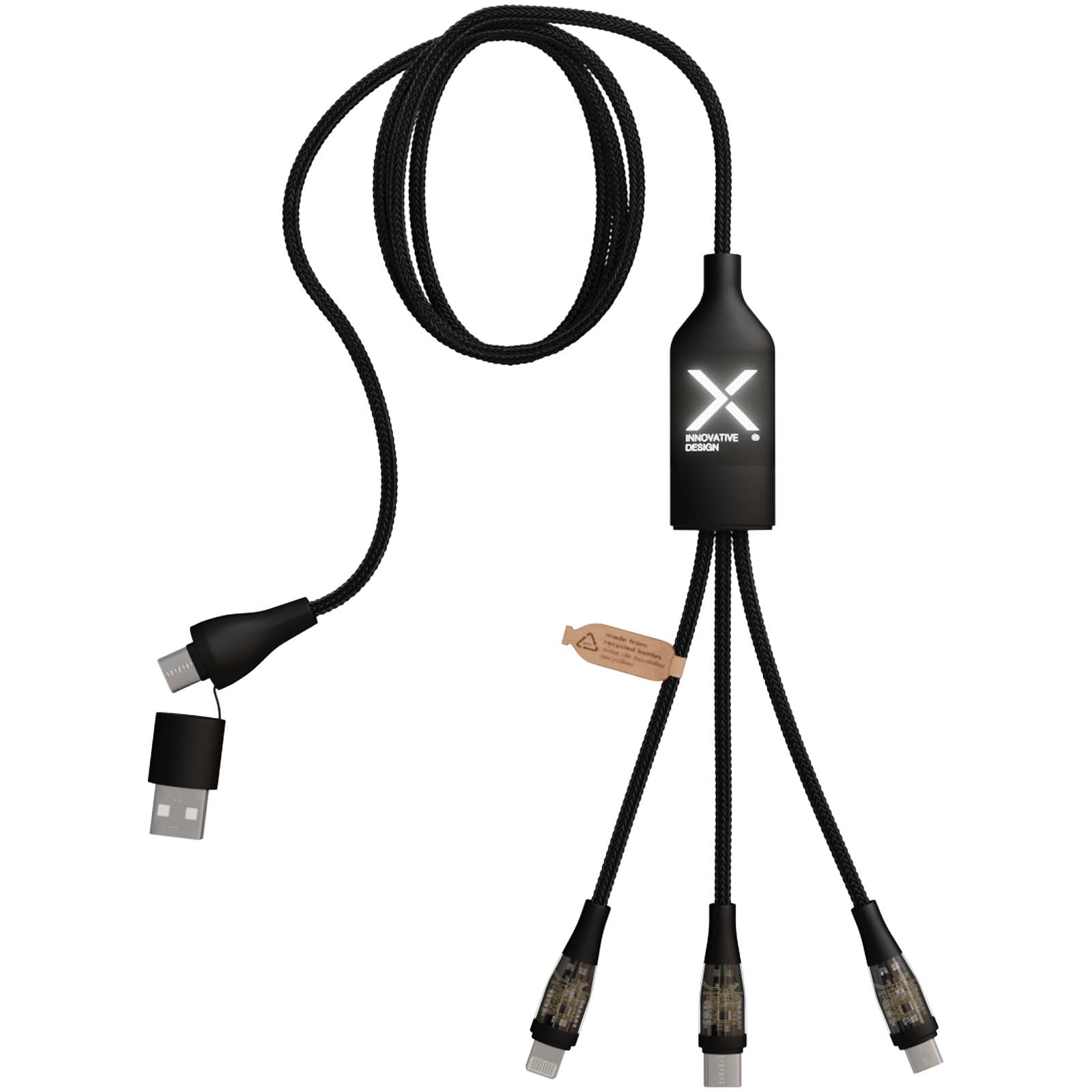 2PX16290 SCX.design C50 5-in-1 fast charging 100W/5A cable with digital display - Image 1