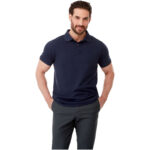 Beryl short sleeve men's organic recycled polo - Image 6