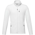 Amber men's GRS recycled full zip fleece jacket - Image 3