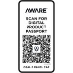 Opal 6 panel 240 g/m2 Aware™ recycled cap - Image 5
