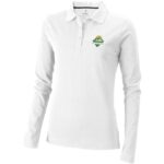 Calgary 200 g/m2 long sleeve women's polo - Image 4