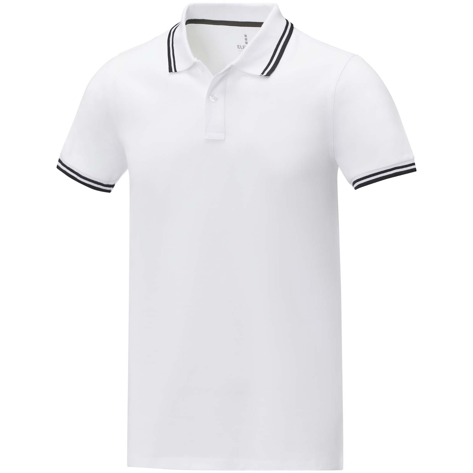 3810801 Amarago 200 g/m2 short sleeve men's tipping polo - Image 1